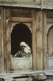 Woman at a Window, Barra Bangal, India